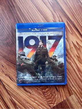 1917 Blu-ray + DVD Movie - Blue Case (Bilingual version) Like New